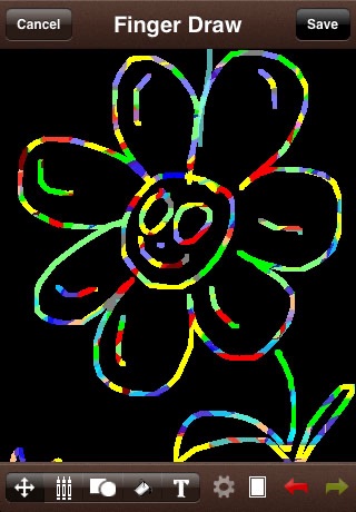 Finger Draw - Painting & Drawing with your finger! screenshot-3