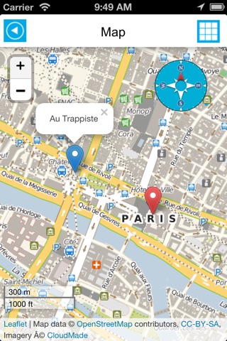Paris offline map, guide & hotels screenshot 2