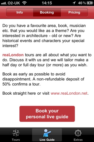 reaLondon's Mobile Explorer - London Blue Badge Tour Guide screenshot 2