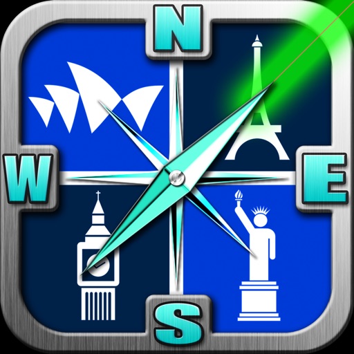 SIGHTSEEING Compass FREE icon
