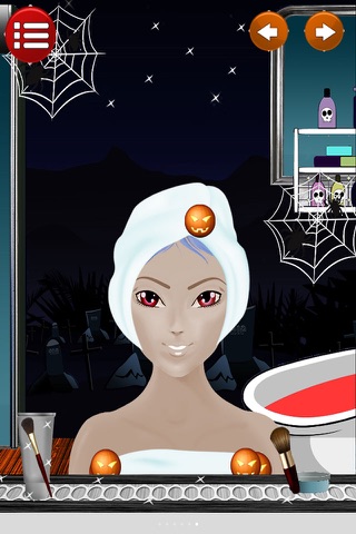 A Pretty Vampire Girl Makeover - Spa MakeUp Salon Free screenshot 4
