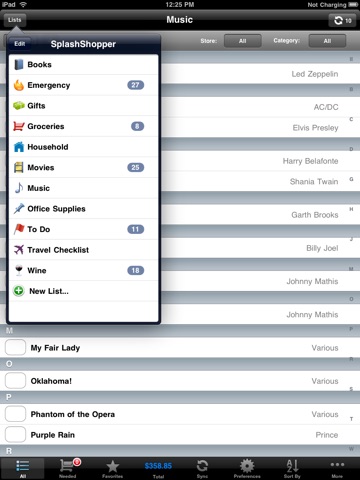 SplashShopper - Lists for iPad screenshot 4