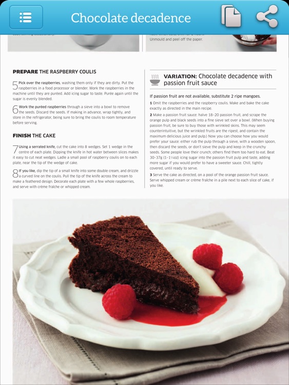 Dessert Recipes - Step by Step for iPad
