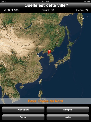 Around World Map Quiz screenshot 3