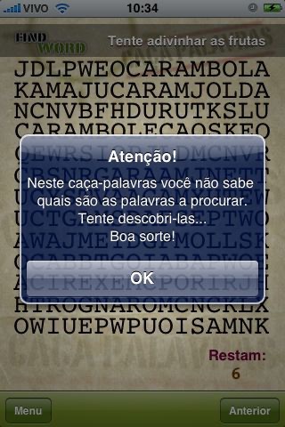 Caça Palavras findWord screenshot 4