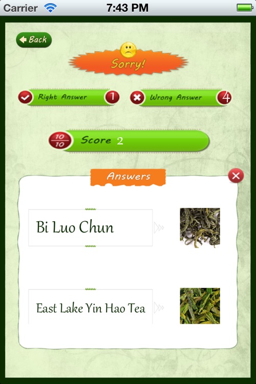 Tea Catalog