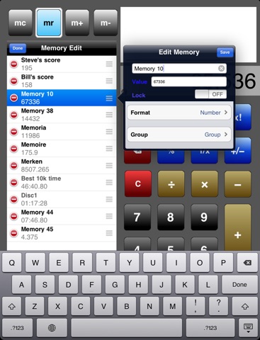 Calculator Brain for iPad screenshot 3