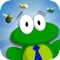 Guide your frog to eat as many bugs as he can before the time runs out