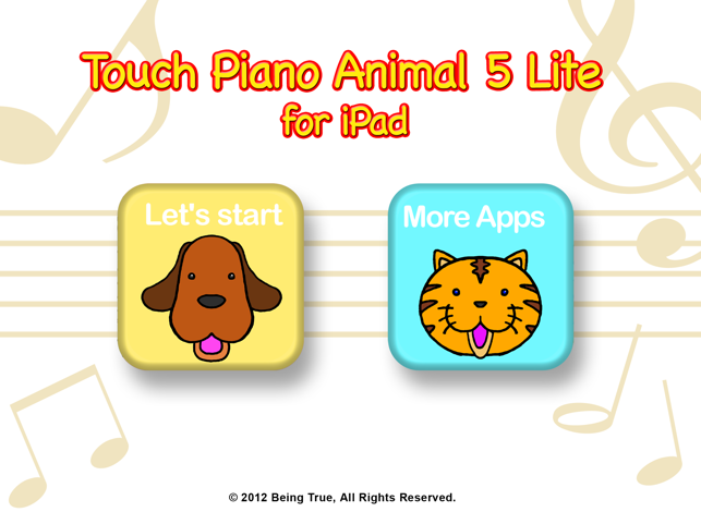 Touch Piano Animal 5 Lite for iPad(圖1)-速報App