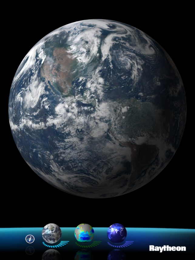 VIIRS View Spinning Marble for iPad