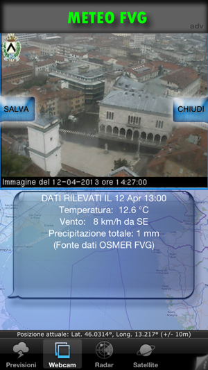 ‎METEO FVG Light Screenshot