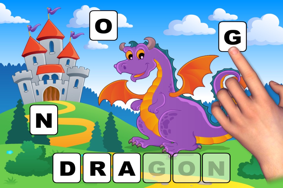 First Words 7+2 · Early Reading A to Z, TechMe Letter Recognition and Spelling (Animals, Colors, Numbers, Shapes, Fruits) - Learning Alphabet Activity Game with Letters for Kids (Toddler, Preschool, Kindergarten and 1st Grade) by Abby Monkey® screenshot 3