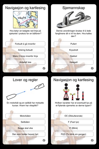 Båtførerprøven - Test deg selv screenshot 2