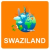 Swaziland Off Vector Map - Vector World