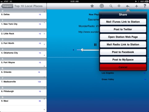 Weather Radio - iPad Edition screenshot 3