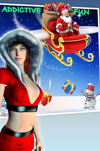 Santa Claus Christmas Girl Lite - The Miss under a Rain of Xmas Gifts - Free version screenshot 3