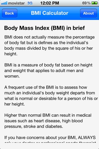 BMI Free Calculator screenshot 3