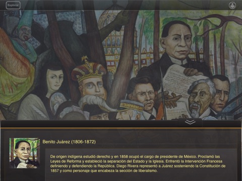 Mural Sueño de una tarde dominical en la Alameda Central para iPad screenshot 3