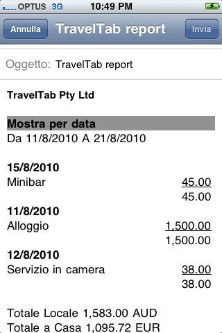 TravelTab screenshot 4