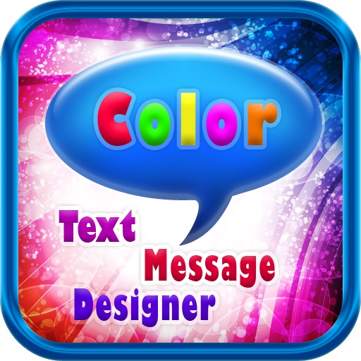 Color Text Message Designer Lite Icon