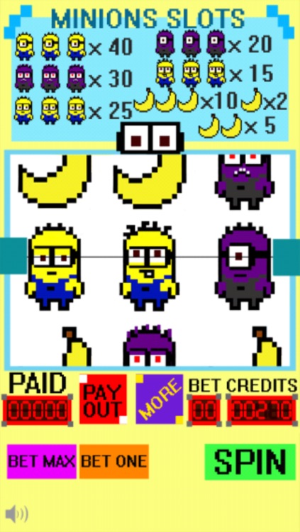 Pixel Minion Block Slots : Free Casino Slot Machine, Win the Jackpot