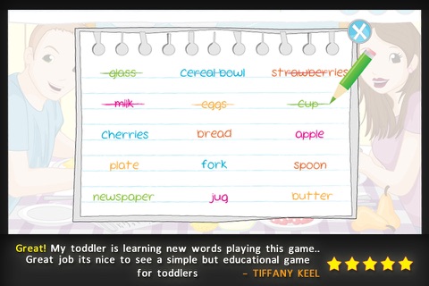 Bud’s First English Words - Vocabulary Builder, Reading Game, Picture Dictionary & Learning activities for Preschool Toddlers screenshot 4