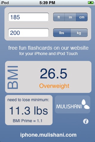 BMI Simple screenshot 4