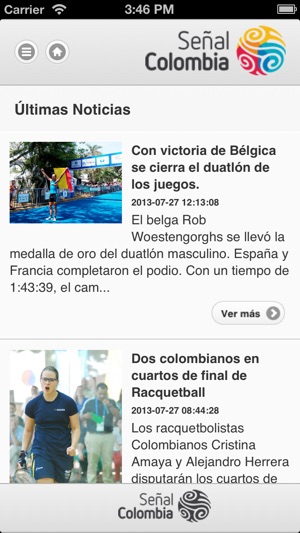 Juegos Mundiales 2013 Señal Colombia(圖2)-速報App