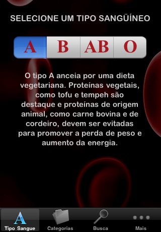 Blood Type Diet® in Portuguese screenshot 2
