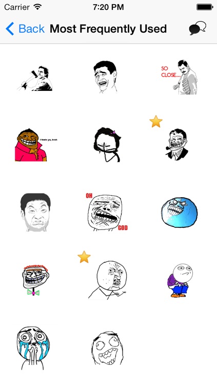 EasyRage - 850+ Popular Rage Faces for SMS