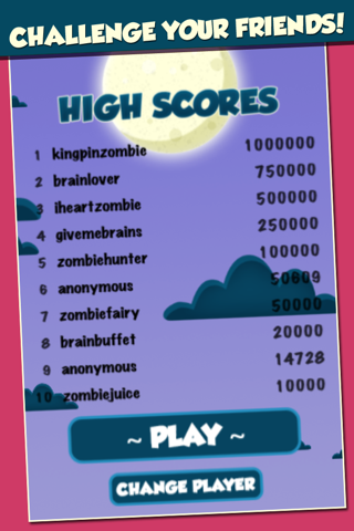 Zombie Hop - Jump & Find the Mega Brains! screenshot 4
