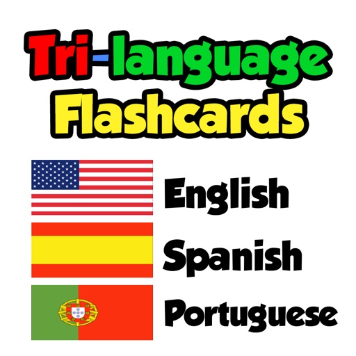 Flashcards - English, Spanish, Portuguese