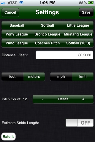 Baseball Radar Pro