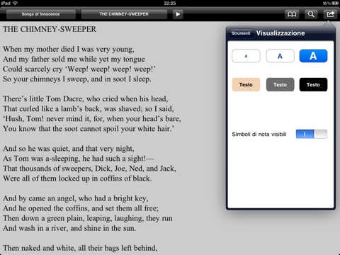 Blake: Complete poems for iPad screenshot 4