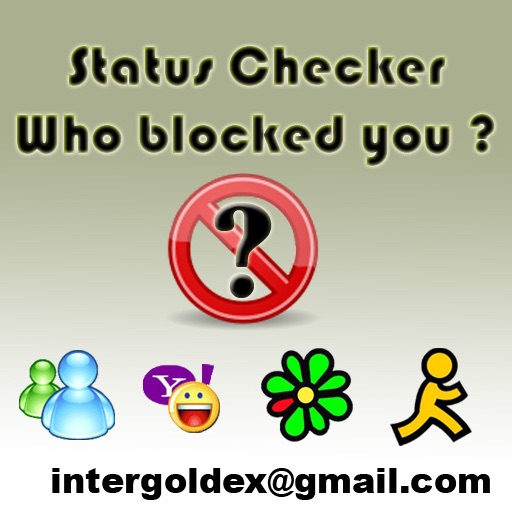 Status Checker for MSN,YAHOO,AIM,ICQ