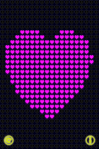 Glow Neon Heart Lights Lite screenshot 2