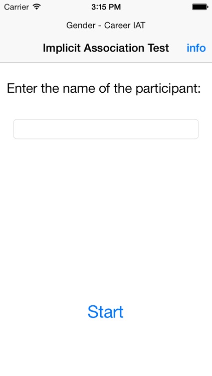 Implicit Association Test
