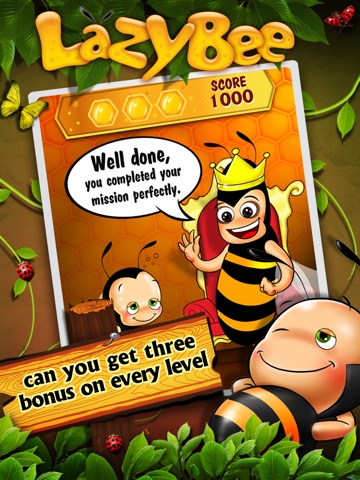 Lazy Bee Free HD screenshot 2