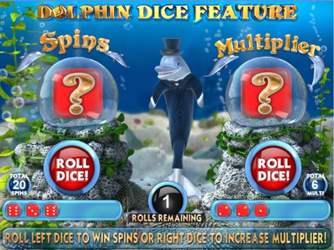 Dolphins Dice Slots Deluxe screenshot 2