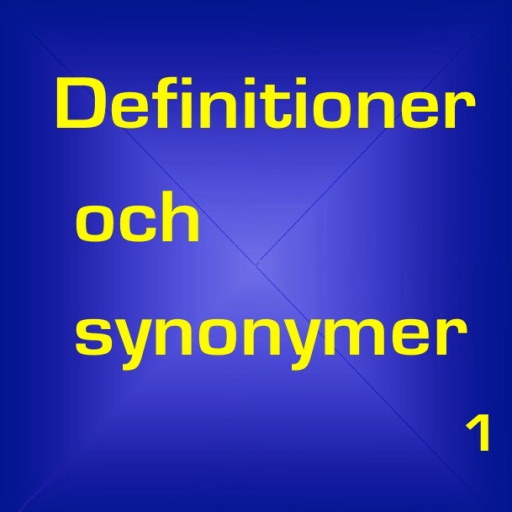 Definitioner och synonymer 1 icon