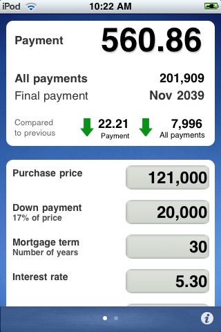 Homebuy - mortgage calculator screenshot 2