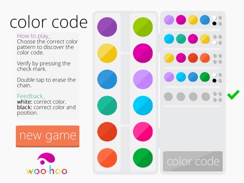 Woo-Hoo Color Code screenshot 2