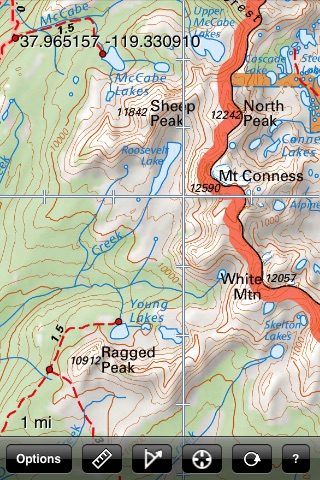 Yosemite National Park Recreation Map