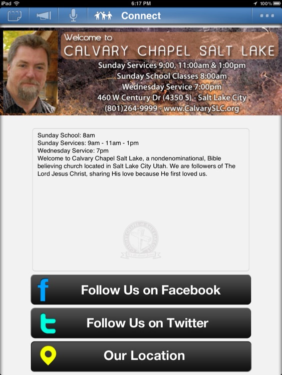 Calvary Chapel Salt Lake App for iPad screenshot-3