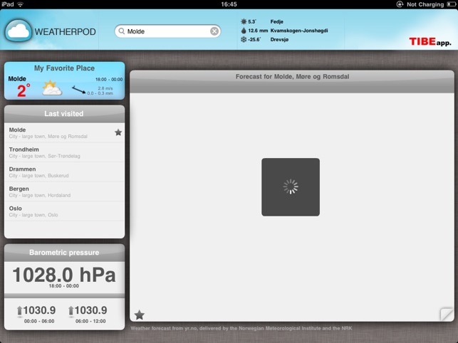 WeatherPod - Værstasjon for iPad(圖5)-速報App