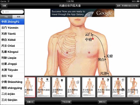 经络穴位大全HD Lite screenshot 3
