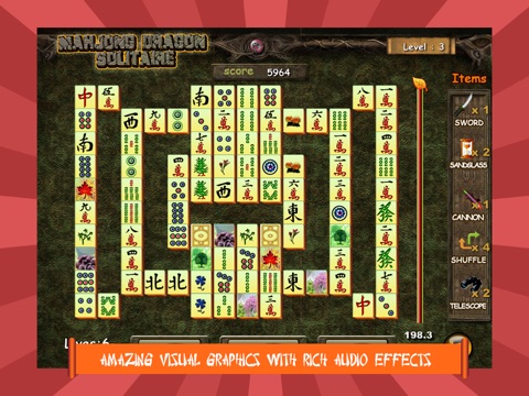 Mahjong Dragon Solitaire HD screenshot 3