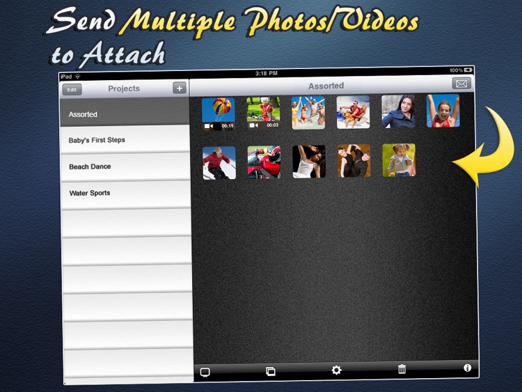 Video (& Photos) Email For iPad