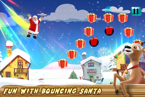 Bouncing Santa Claus Free - Jump on Trampoline Catch All The Presents - Free Version screenshot 3