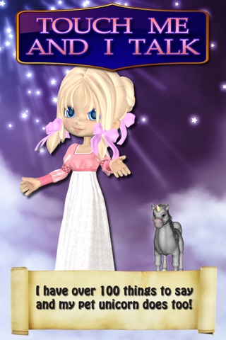 Sleeping Beauty Princess Diary Free - Fun Girl Talking App for iPhone & iPod Touch screenshot 2